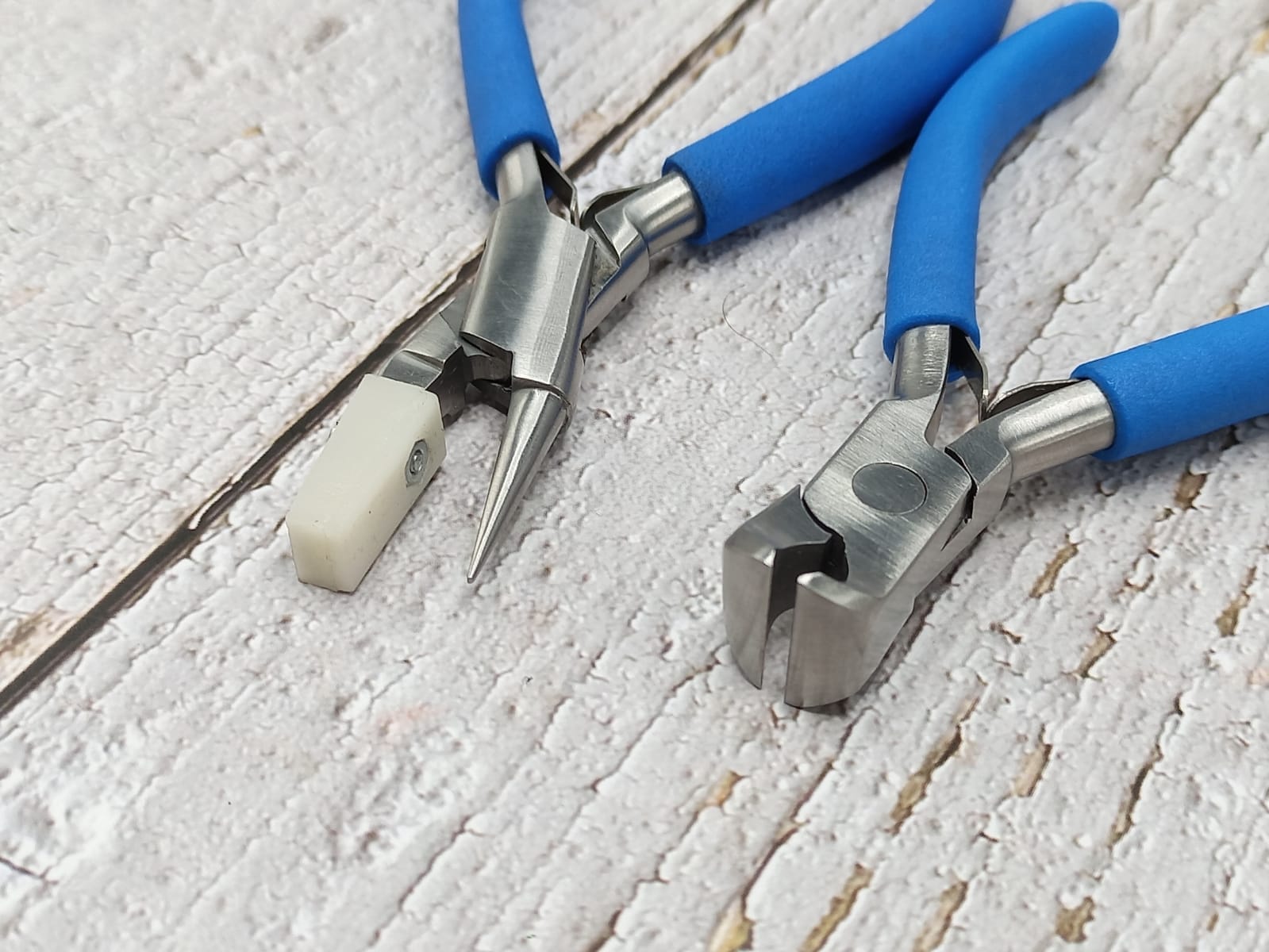 Combo Tool Set – Nylon Jaw Pliers & End Cutter for Wire Shaping and Clean Cuts in Jewelry Making