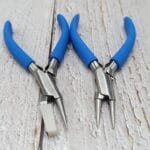 Jewelry Pliers Set – Round Nose & Round Flat Nylon Jaw | Loop Making & Wire Shaping Tools