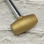 Brass Hammer 1lb – Jewelry Making Tool for Stamping, Forming & Shaping | Non-Marring Impact with Ergonomic Handle