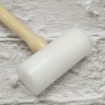White Nylon Jewelry Hammer – Non-Marring Mallet for Metal Forming & Wire Shaping | Lightweight & Durable
