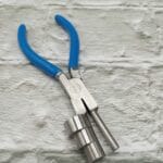 Bail Making Plier – Wrap & Tap Tool for Consistent Wire Loops and Curved Bails with Blue Comfort Grip