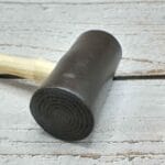 Rawhide Leather Hammer – Soft Impact Mallet for Jewelry, Leatherworking & Woodcraft with Sturdy Wooden Handle