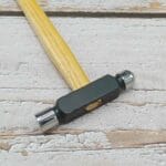 2oz Ballpeen Hammer for Jewelry Making – Alloy Steel Head & Wooden Handle for Metal Forming and Texturing