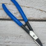 Jeweler’s Shears – Straight Blade Tin Snip Scissors for Cutting Soft & Medium-Hard Metals