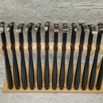 13-Piece Jewelry Forming Hammer Set – Texturing & Shaping Tools with Wooden Stand | Sharp, Dome, Chisel, Hole & Specialty Heads