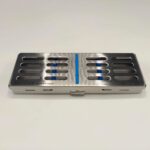 Sterilization Cassette Rack Tray – Stainless Steel Autoclave Box for 5 Dental Surgical Instruments
