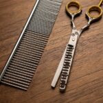 Pet Grooming Chunker Shears & Comb Set Dog Cat Hair Cutting Tool Kit - 2pc